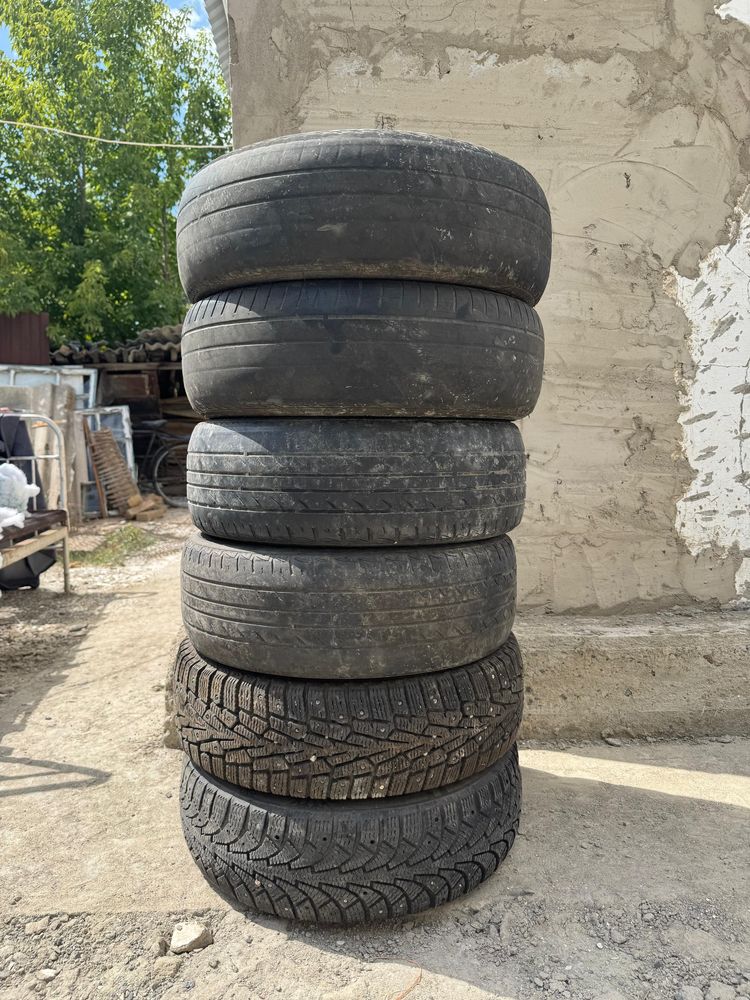 Продам шины бу зим и лет