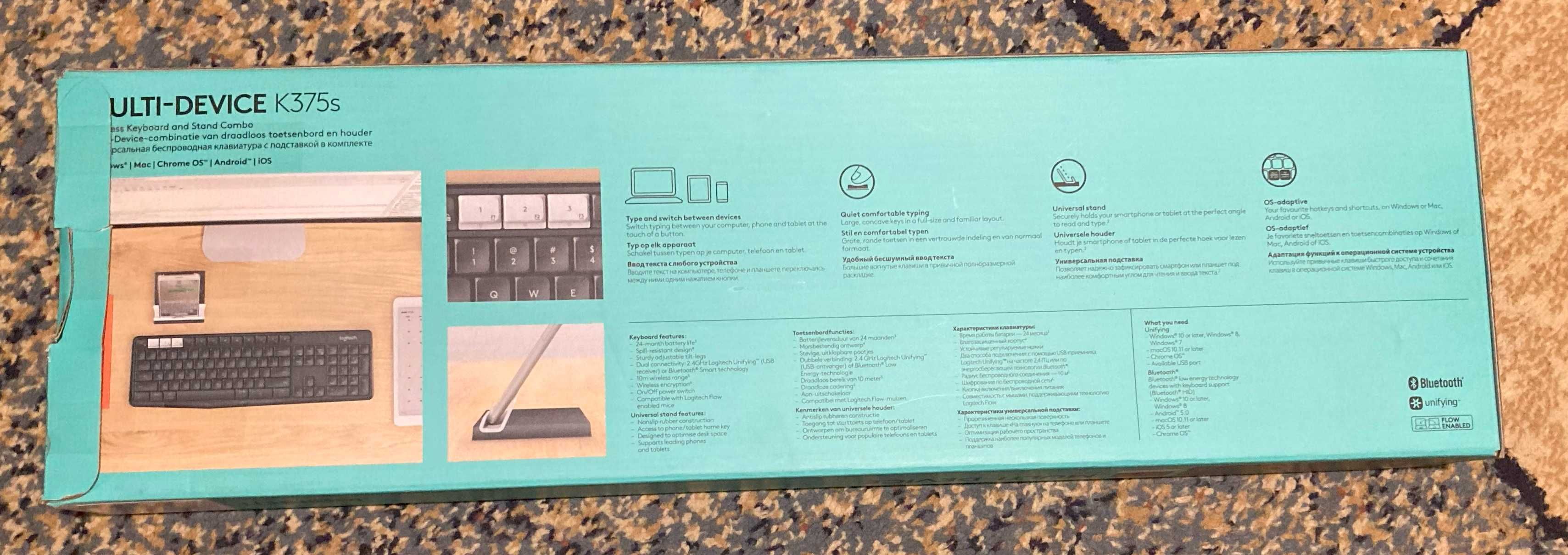 Беспроводная клавиатура Logitech K375S