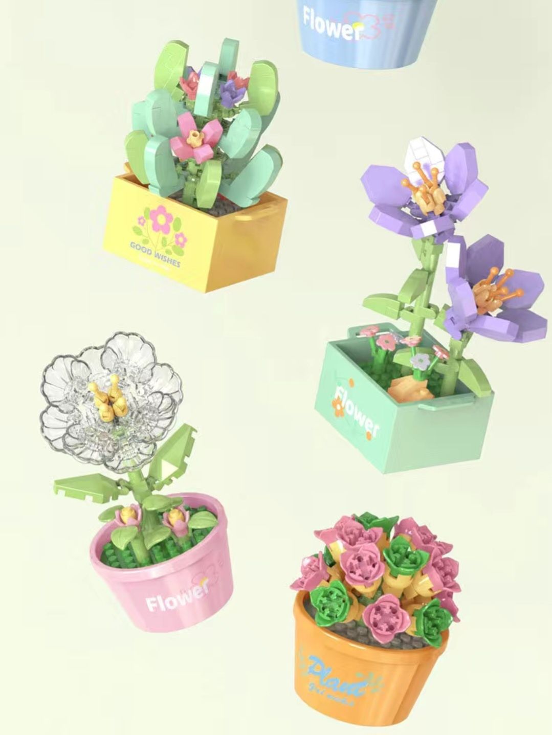 ЛЕГО ЦВЕТЫ конструктор Potted Flowers