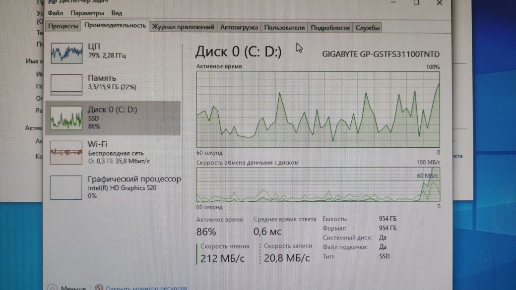 Продаётся компьютер моноблок Lenovo S400z i3/16gb/SSD1tb