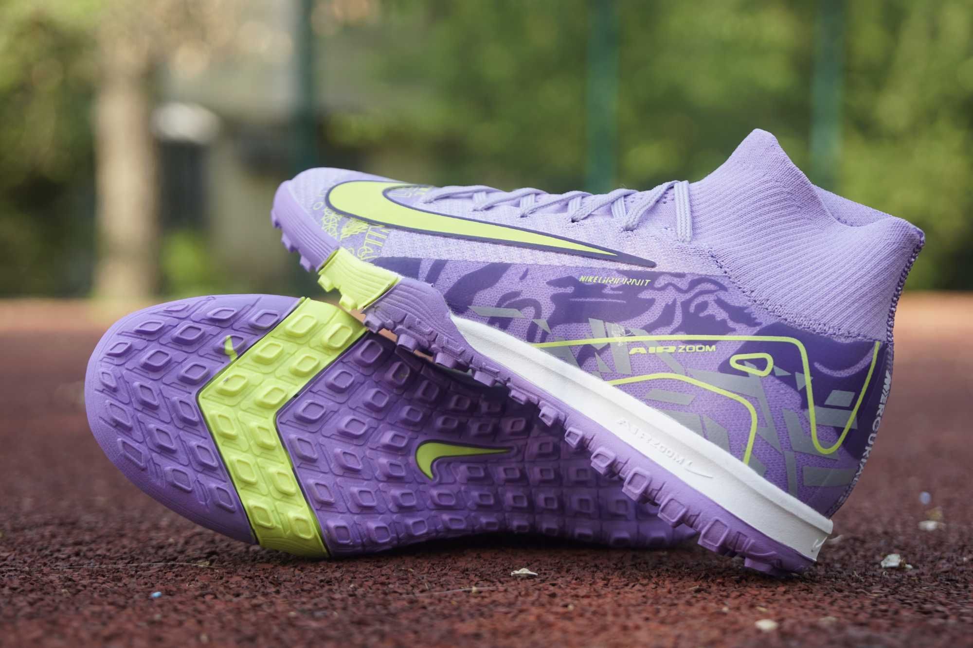 Футбольные бутсы-сороконожки Nike Mercurial Air Zoom для детей