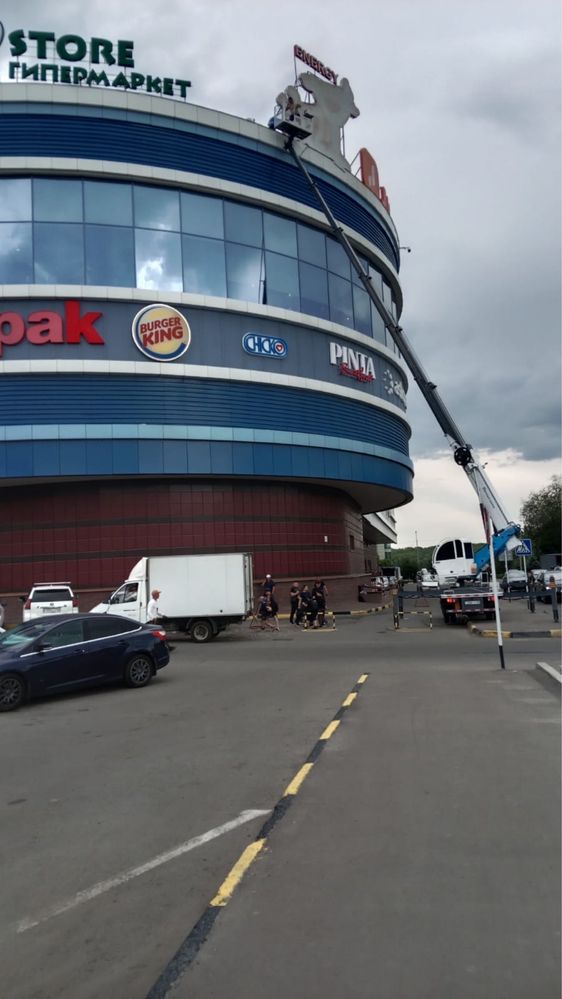Услуги автовышки, АГП, заказ автовышки, аренда автовышки