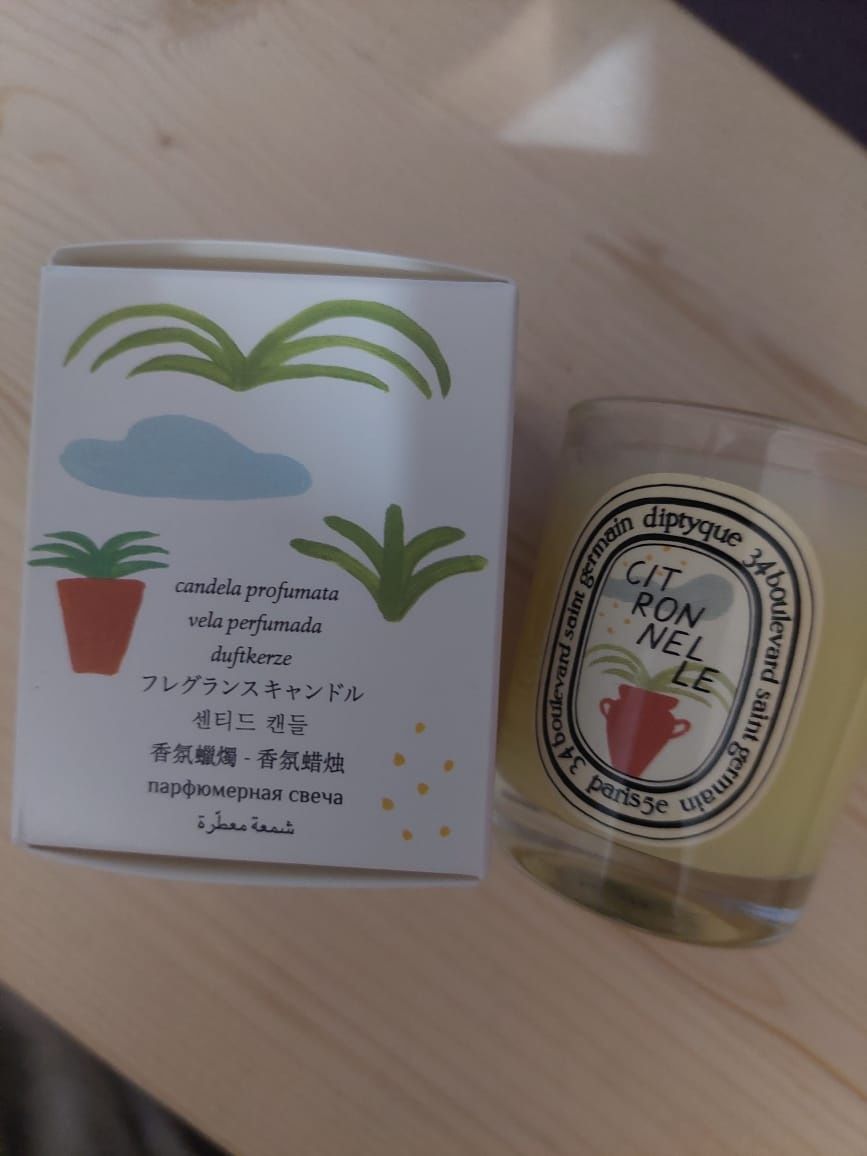 Diptyque Citronnelle парфюмированная свеча 35гр.