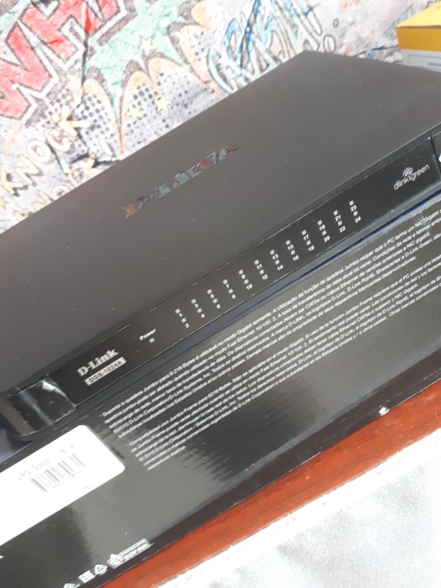 Коммутатор 24-канальный, D-Link DGS-1024A