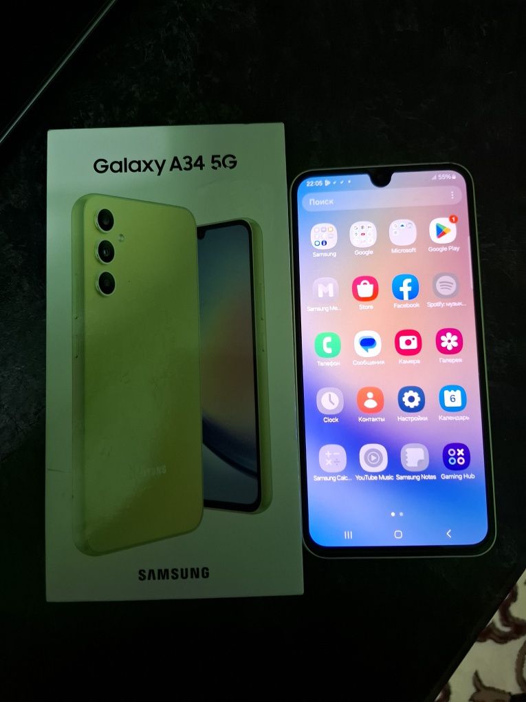 SAMSUNG galaxy А 34 5 G ГБ 128 Телефон Почти Новый