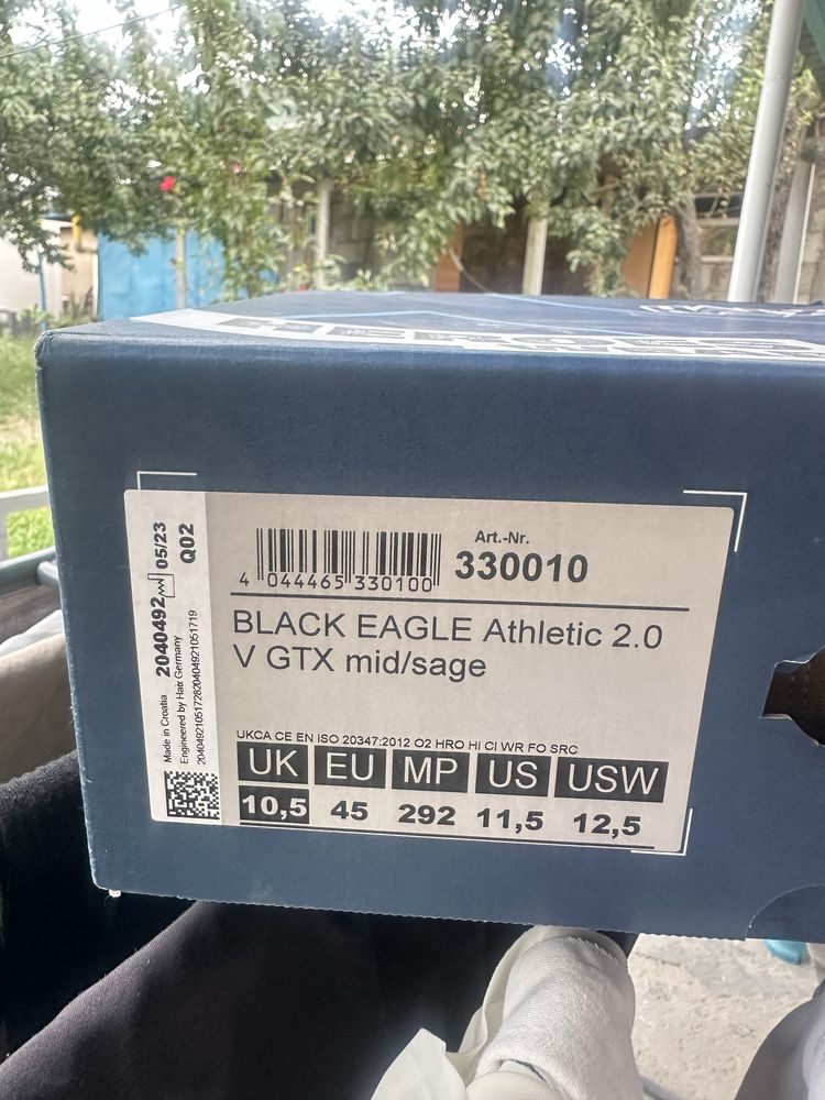 Ботинки мужской BLACK EAGLE Athletic 2.0 V GTX mid/sage