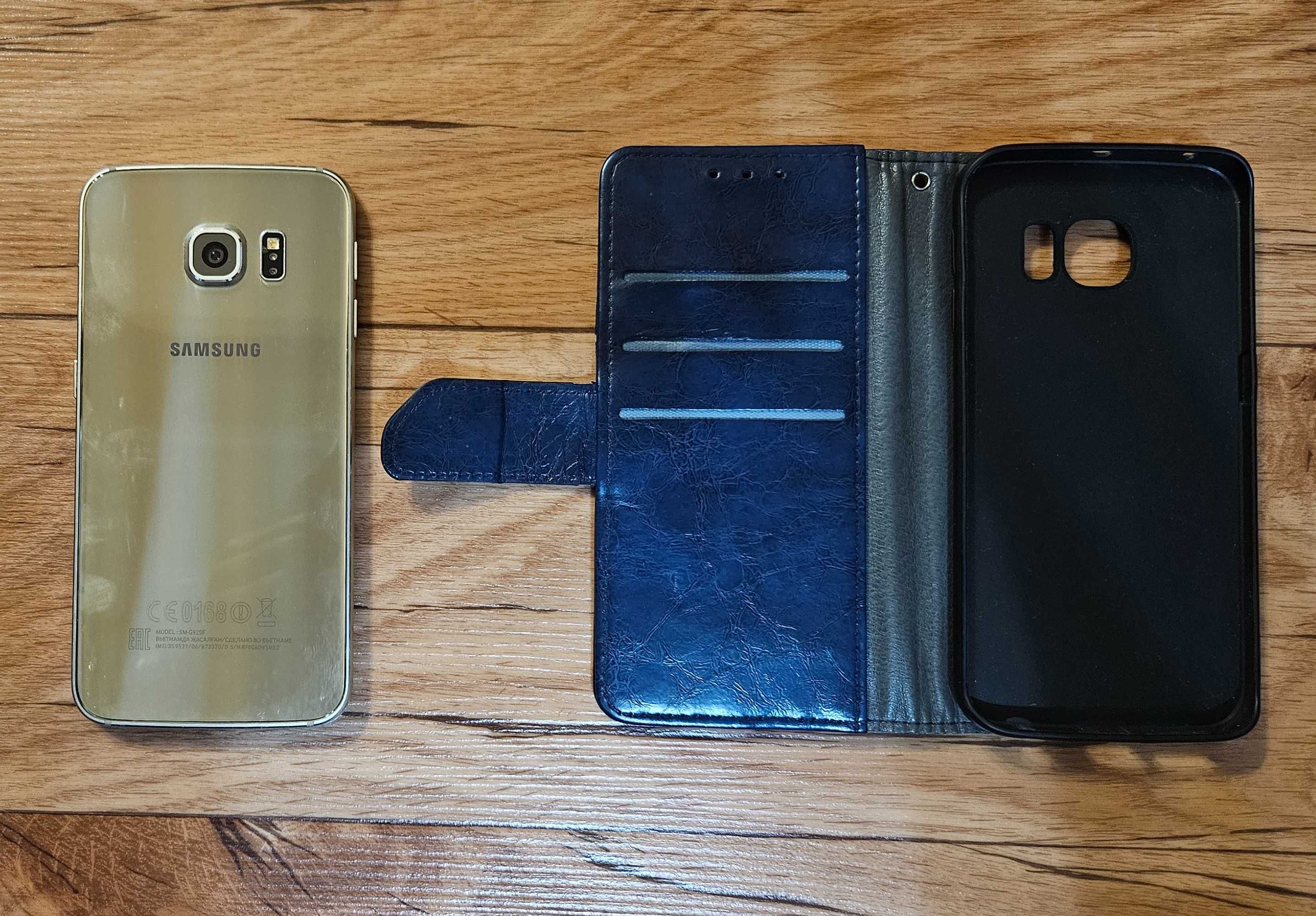 Продам смартфон Samsung Galaxy S6 Edge 32GB Gold Android 7.0