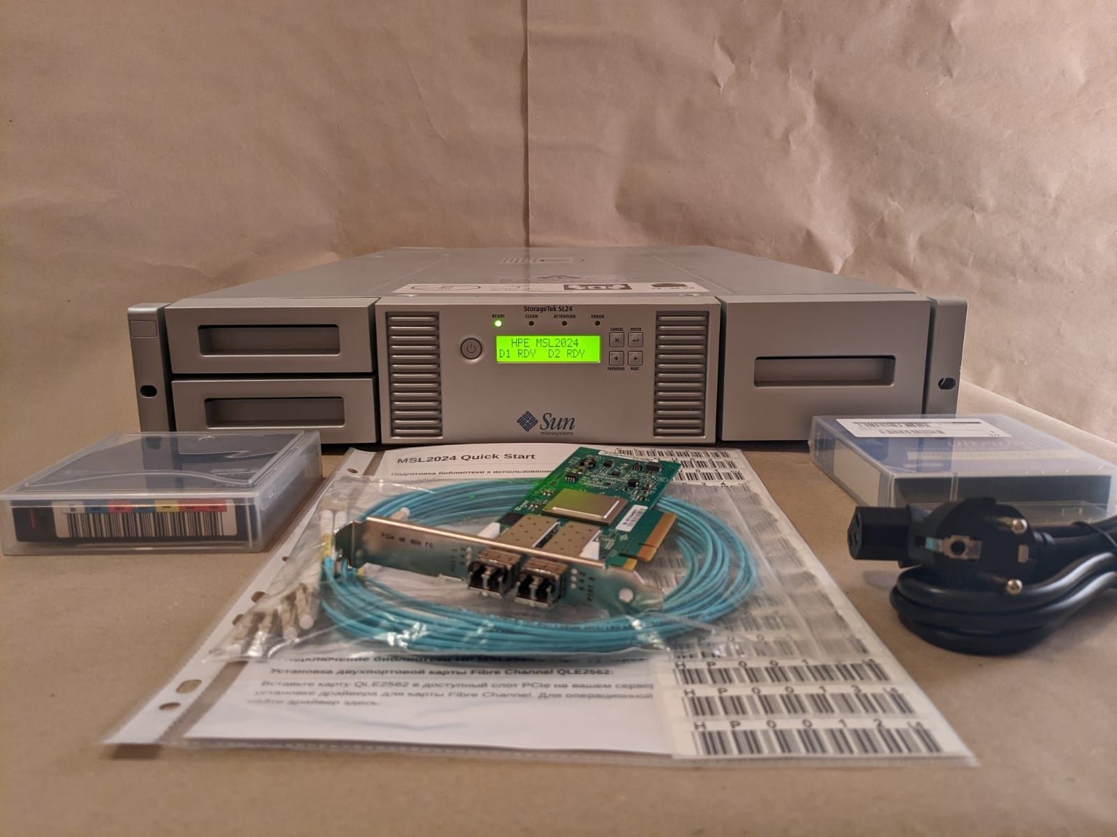 Ленточная библиотека HP MSL 2024