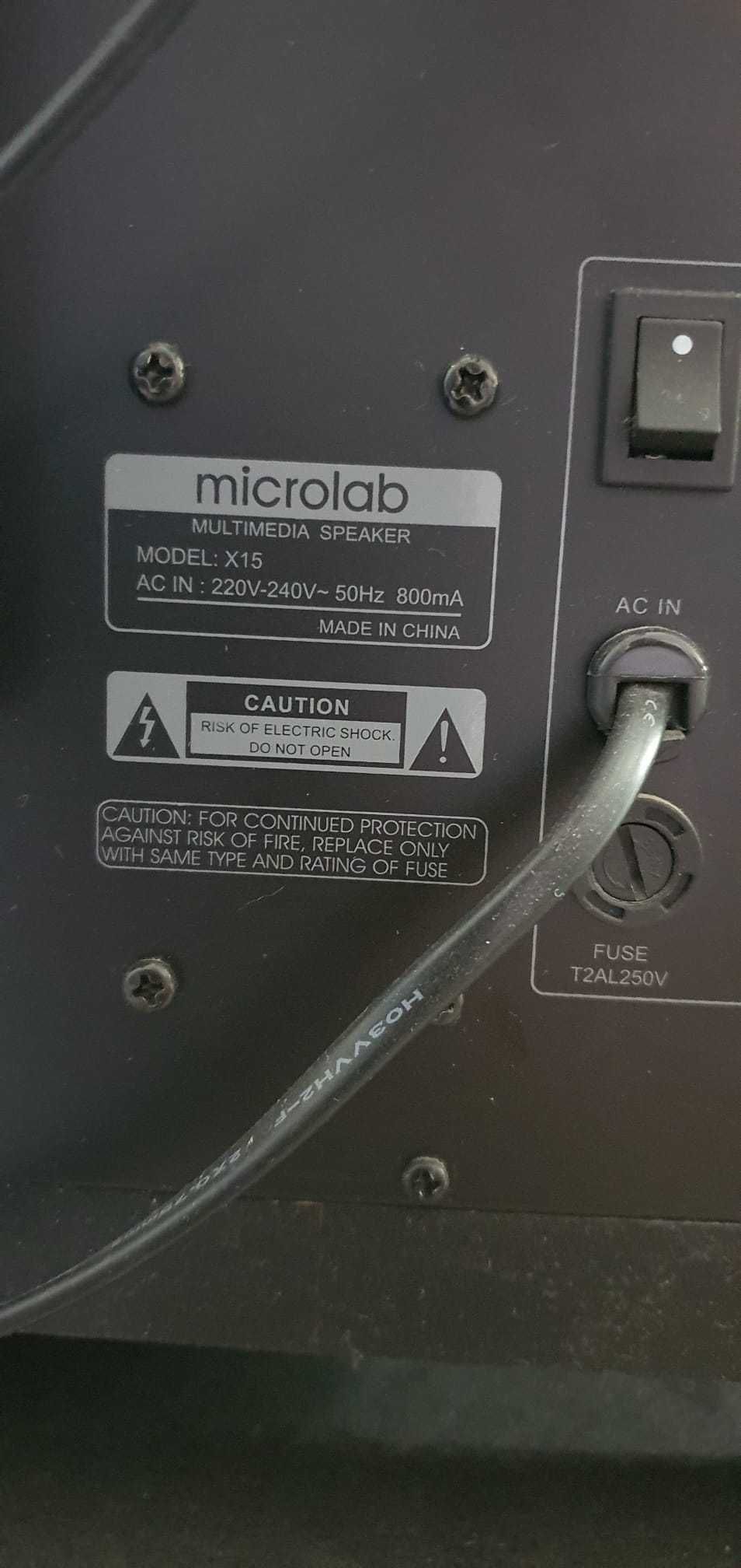 Акустическая система Microlab X15