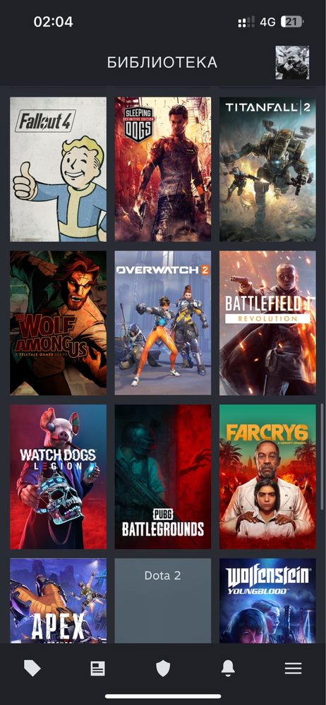 Личный steam 49 игр