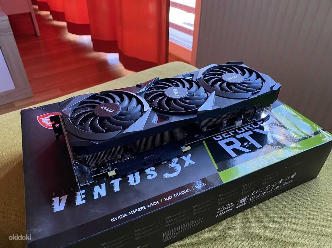 Видеокарта MSI GeForce RTX 3080 Ti VENTUS 3X OC 12 GB