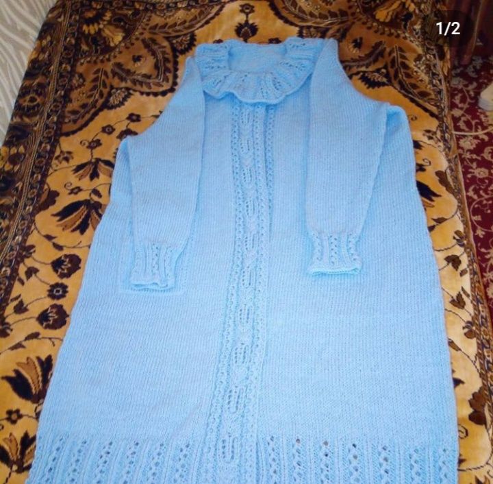 Вязаные жилетки, кардиганы, шали