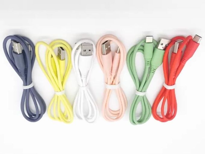 2.4A USB для типа C кабели C кабельные продовольственные силиконовые