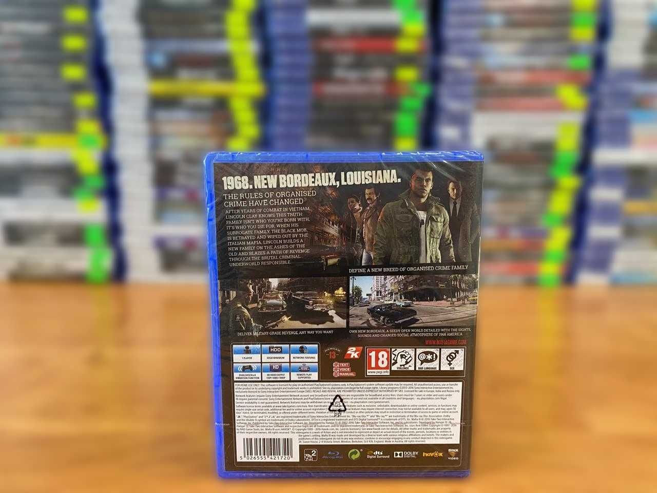 Новая Mafia III / Мафия 3 PS4/PS5 Большой Выбор Игр