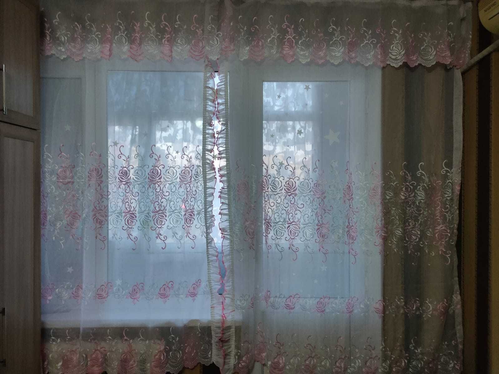 Срочно Продам тюль шторы красивая НОВАЯ