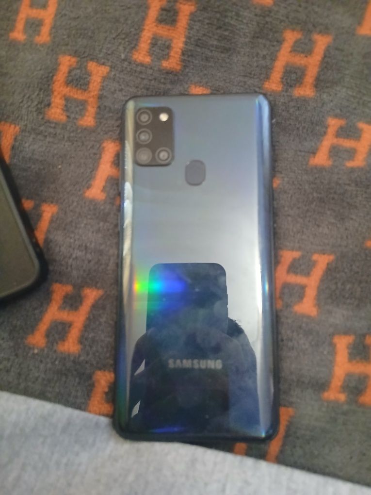 Samsung A21sтемег синий