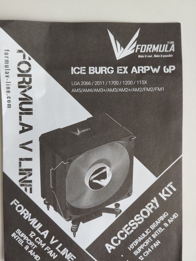 Кулер на ПК,Formula V line,LGA2066/2011/1700/1200/115X, AM5/AM4/AM3...