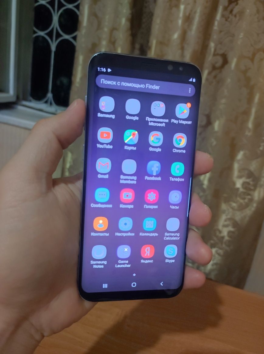 Самсунг S 8 plus с коробкой 64гб