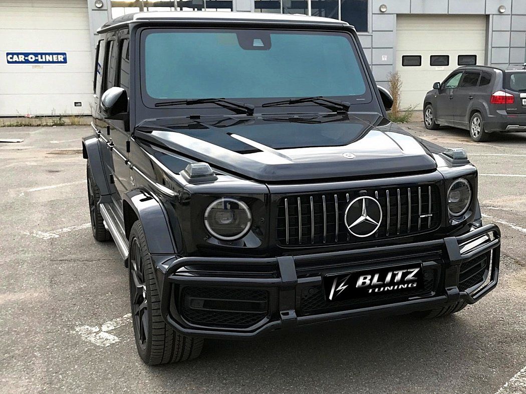 обвес бампер очки решетка для мерседес W463 W464 Гелендваген AMG BRABU