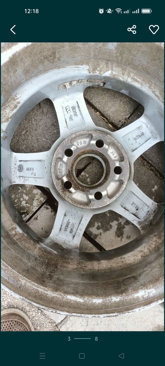 Продам Титанки R13. 5-дырая состояние отличное. Шкода, Volkswagen