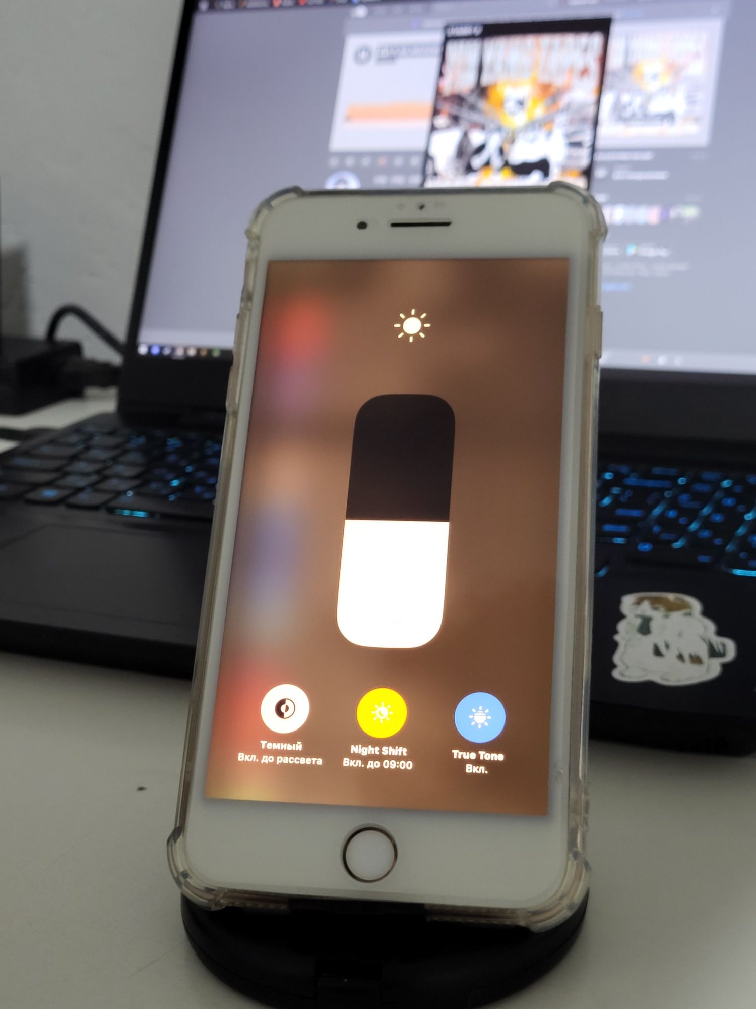 Iphone 8plus gold 128 80%