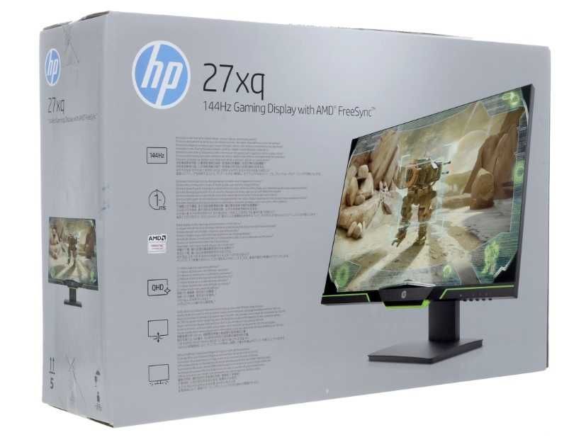 Монитор игровой HP 27" 27xq, 144Hz, 2560х1440, 1ms