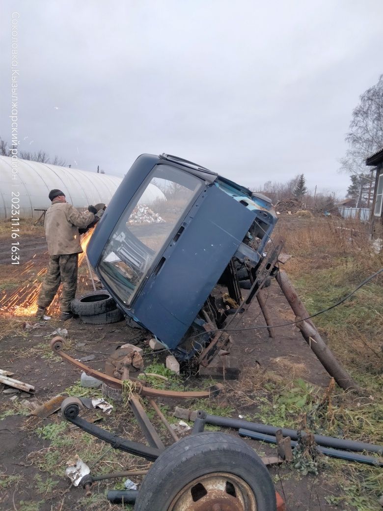 Продам кабину газель обрезана