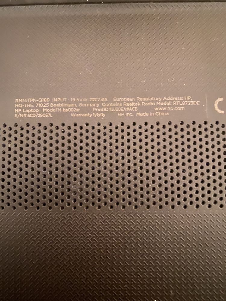 Продам ноутбук HP