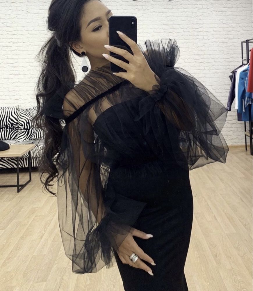 Blacky блуза в сетку