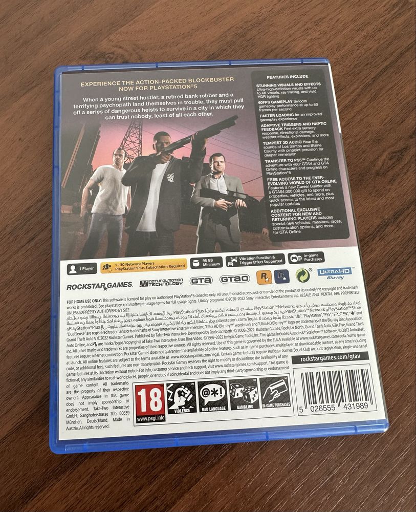 Grand Theft Auto V (GTA V - PS5)
