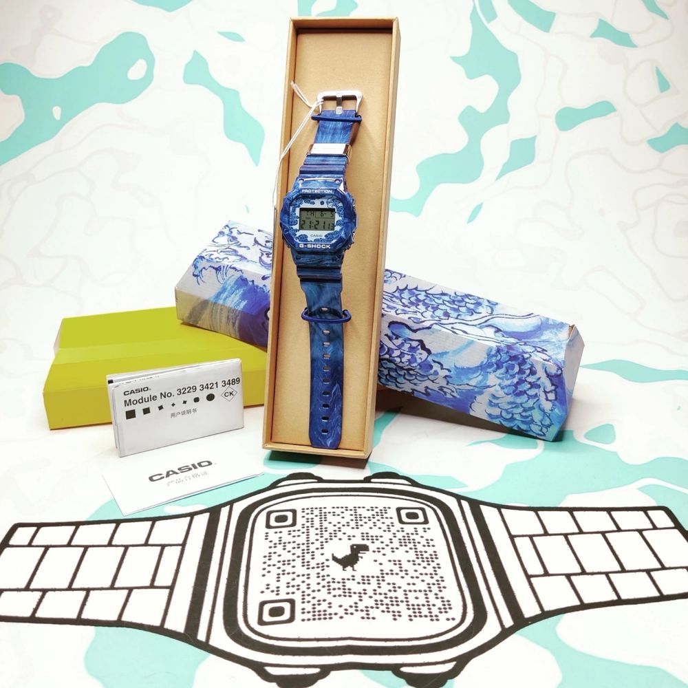 Наручные часы Casio G-Shock Сasio G-Shock DW-5600BWP-2 оригинал фарфор