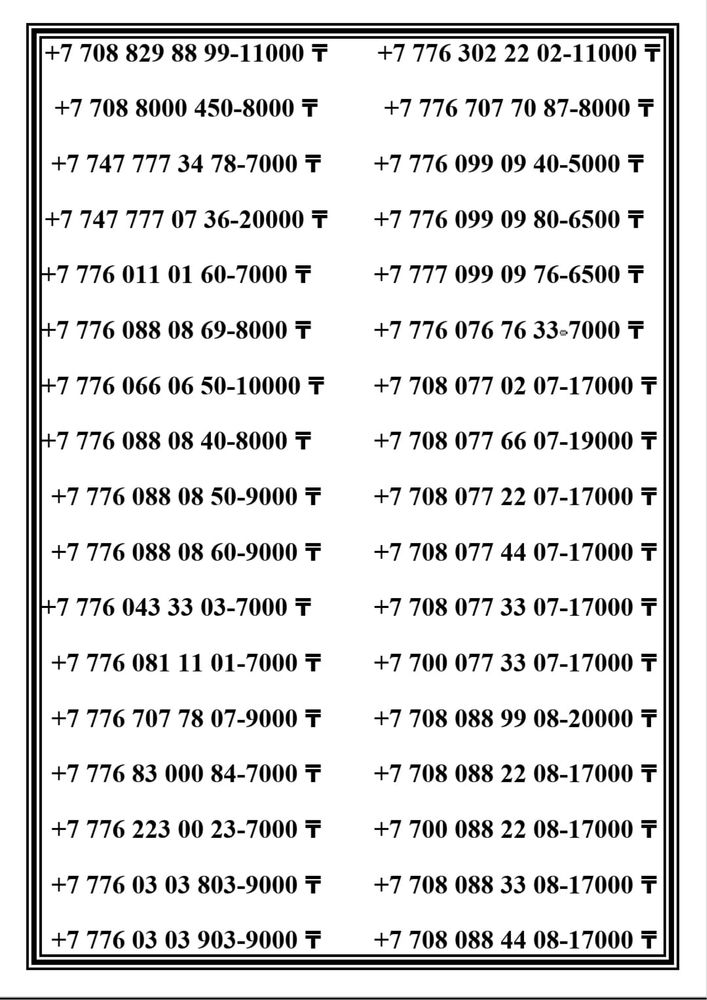 Красивые номера Теле2 Алтел по выгодным уенам