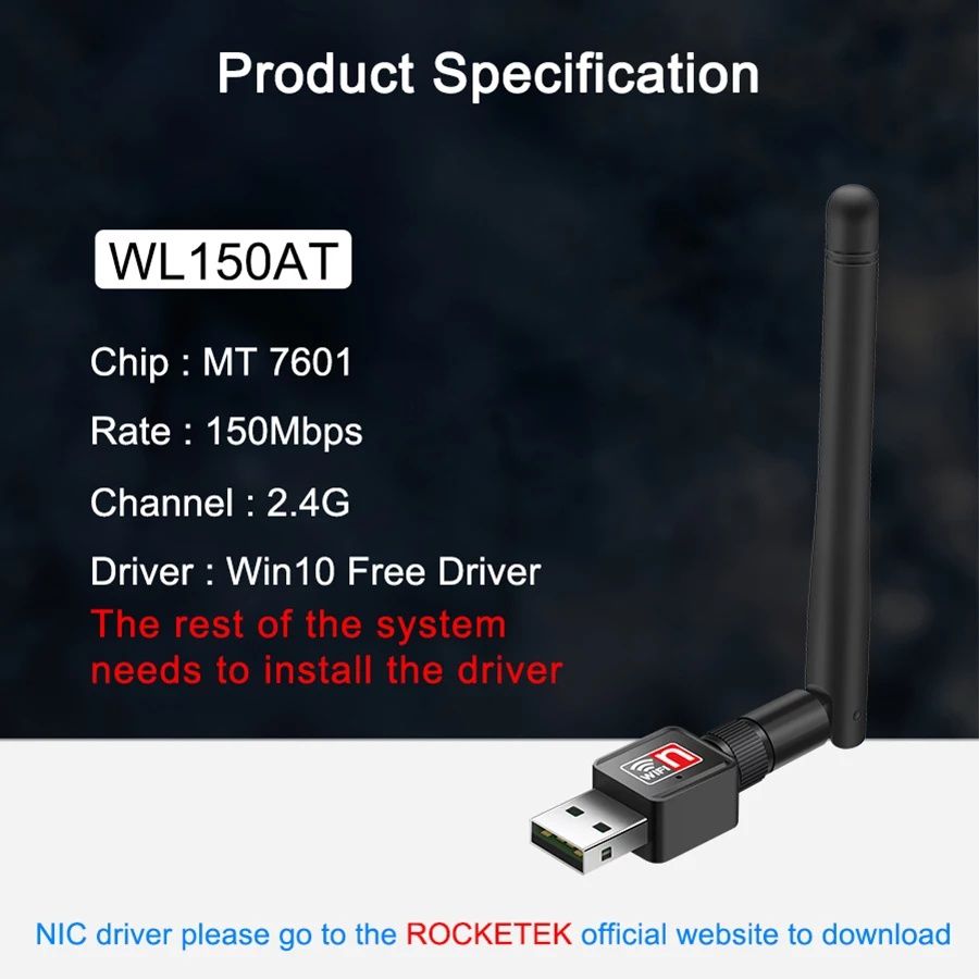 Wi fi адаптер антенна для ПК и теле приставки