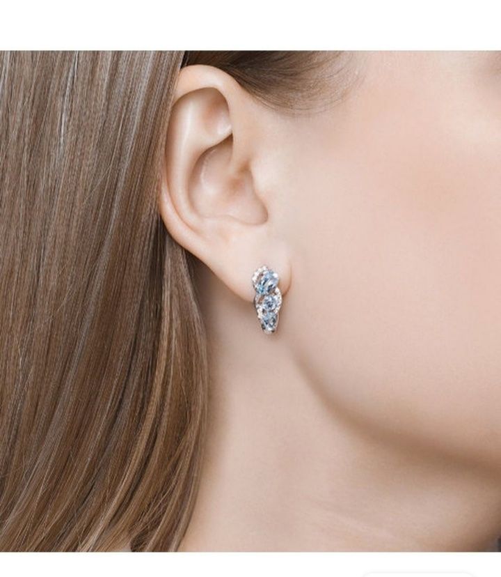 Серьги серебро Соколов