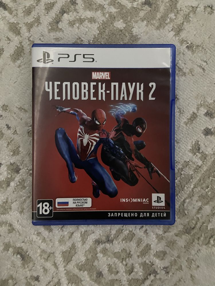 Игры диск для ps5 Astro bot,Человек паук 2