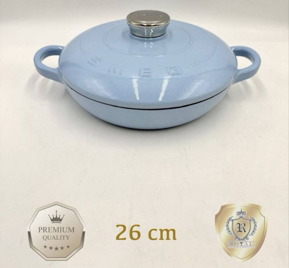 Смег новый качественный  Сковородка  От бренда Smeg