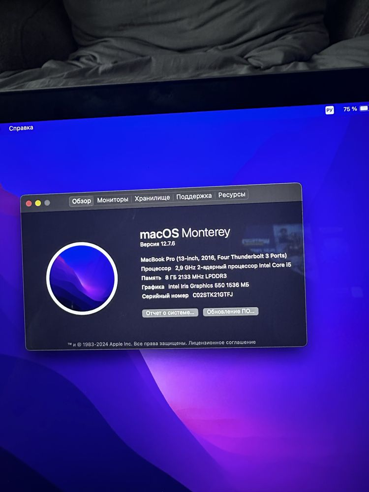 MacBook pro in13