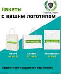 Пакет с логотипом, распечтка пакетов, бумажные пакеты