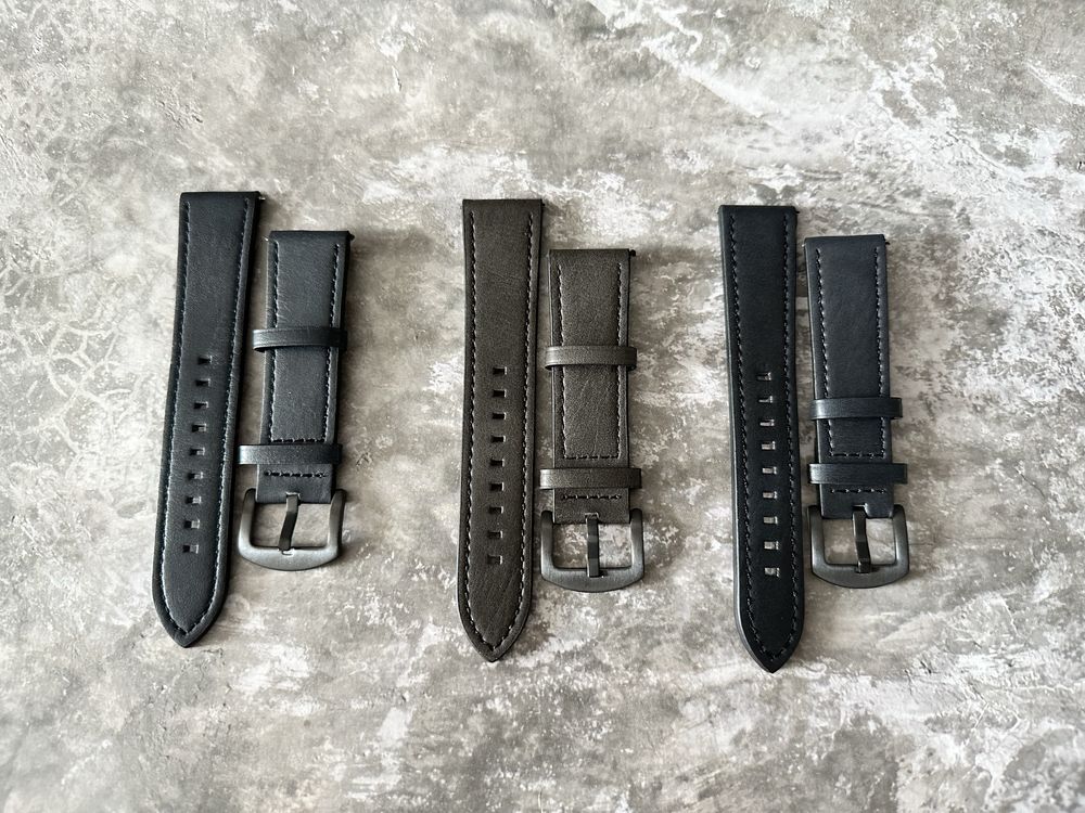 Ремешки каучуковые, кожаные, нейлон, обычные 18-22 мм, Garmin 22-24 мм