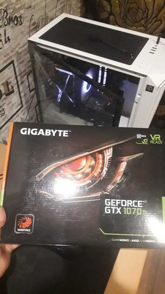 Игровой компьютер Intel i5 12400, GTX 1070 Ti, 16ГБ ОЗУ, 1ТБ SSD.