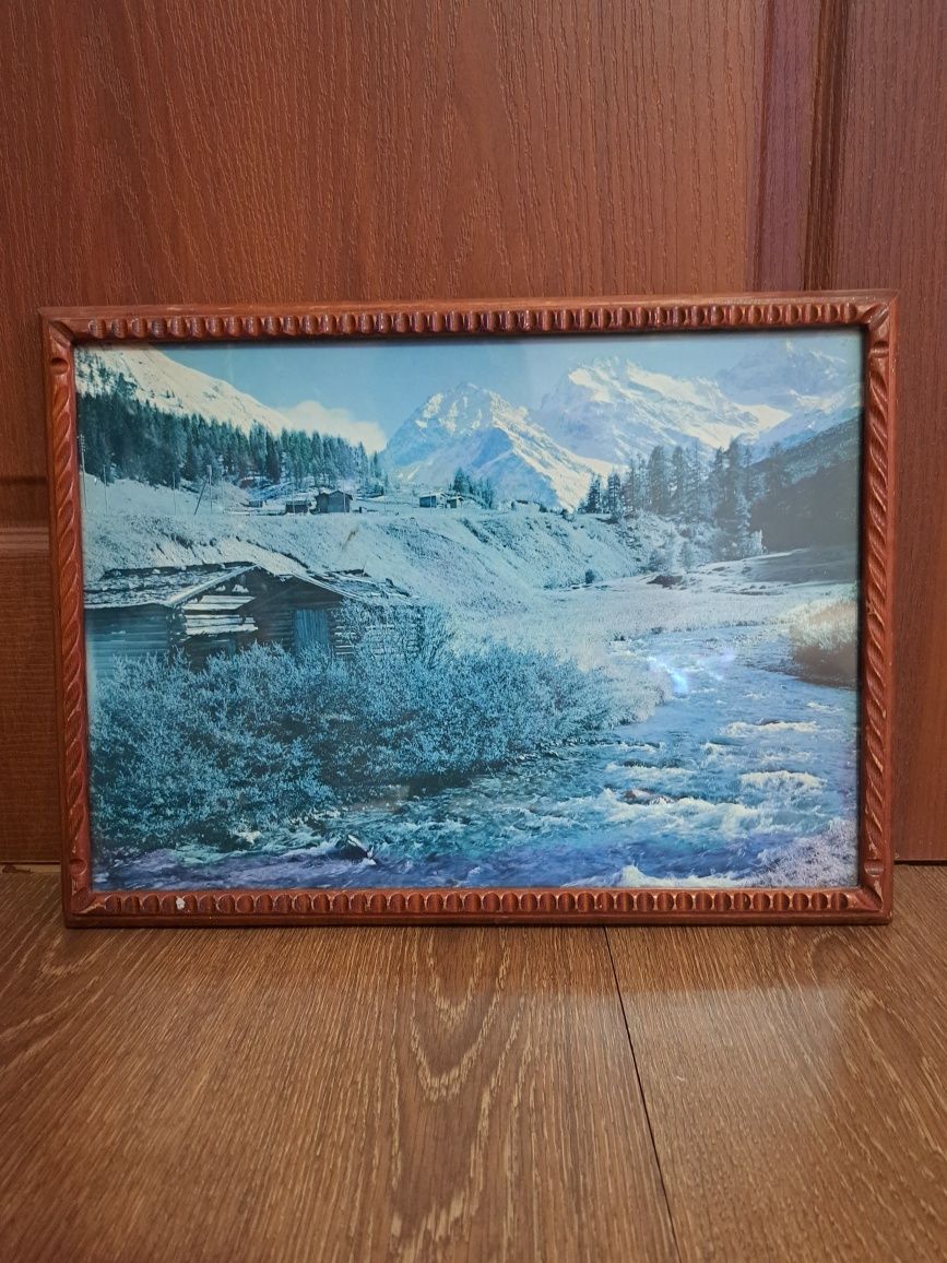 Картина зимний пейзаж