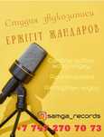 Студия звукозаписи/Дауыс жазу/Аранжировка/Дыбыс жазу.