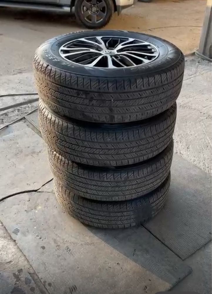 Продам шины 215/65/16 с диском, летние, зимние 4кт!!!