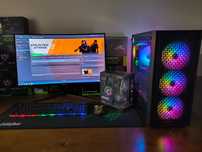 Игровой Компьютер с Монитором Полный Комплект! i5-12400f RAM 32Gb