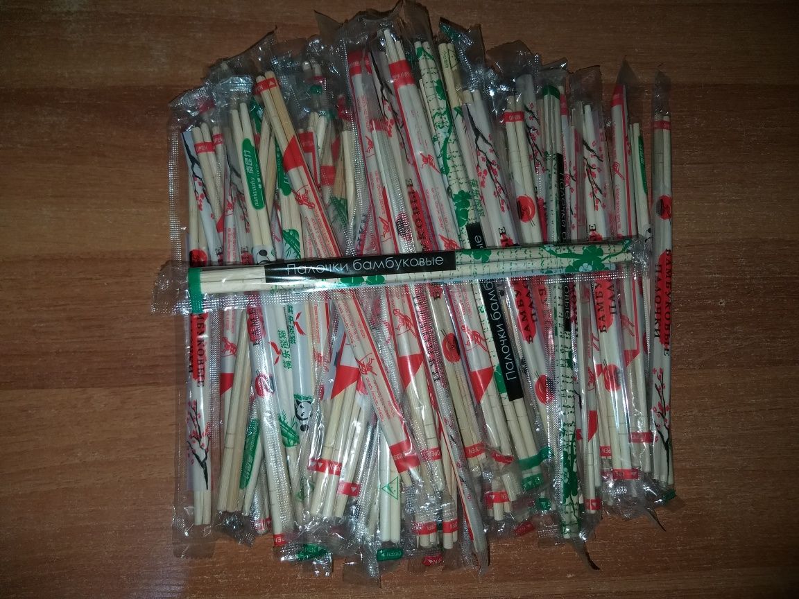 Продам новые бамбуковые палочки 100 шт.