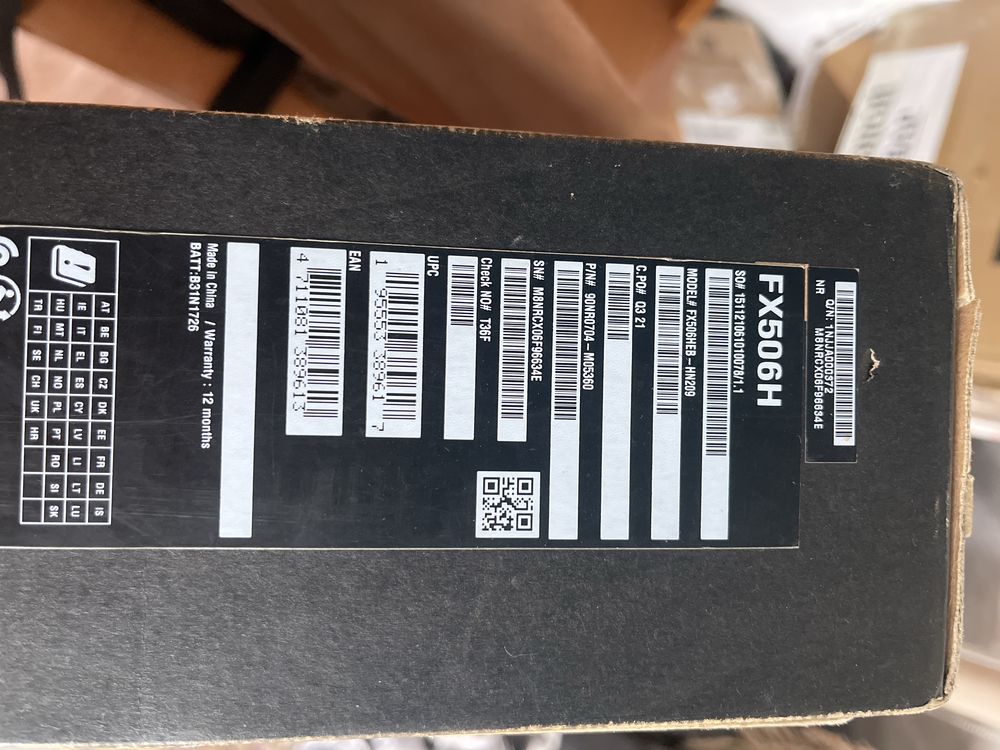 Ноутбук ASUS Tuf 15 gaming