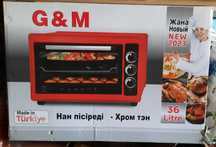 Новая настольная электропечь G&M New 2023 красный