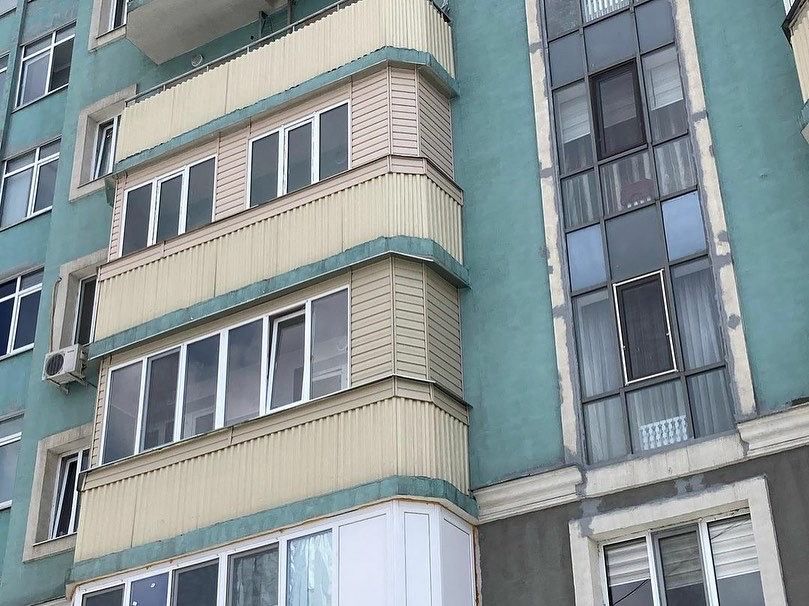 Балкон под ключ в Алматы. Утепление,обшивка,остекление балкона.Витражи