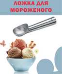 Ложка для мороженого алюминевая мороженое