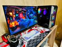 Мощный Игровой Компьютер с Монитором 27 дюймов 180 герц ВЕСЬ КОМПЛЕКТ